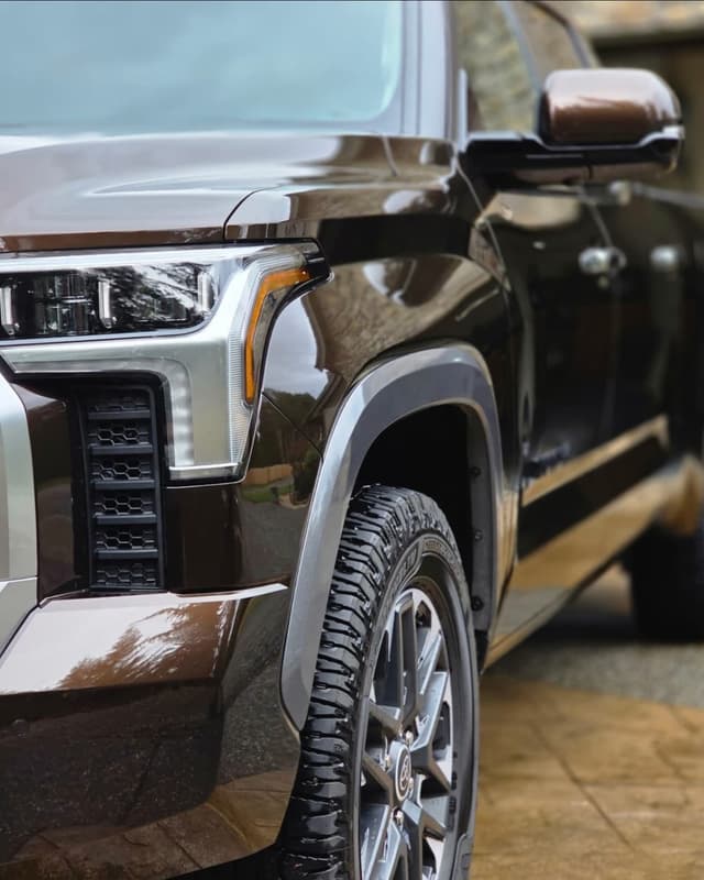 a truck exterior after detailing