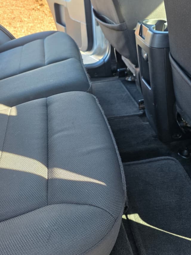 a clean car seat