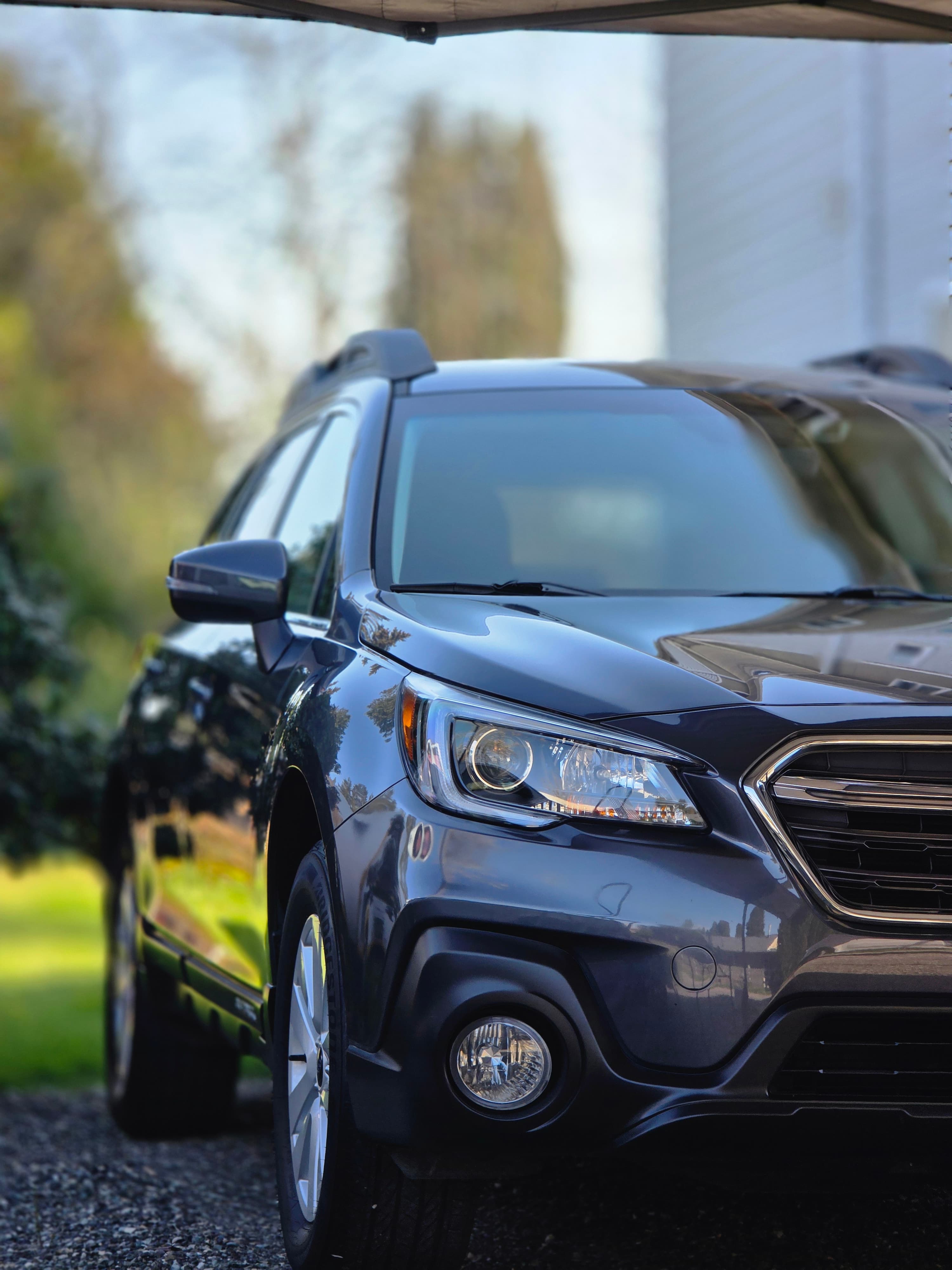 a shiny car exterior
