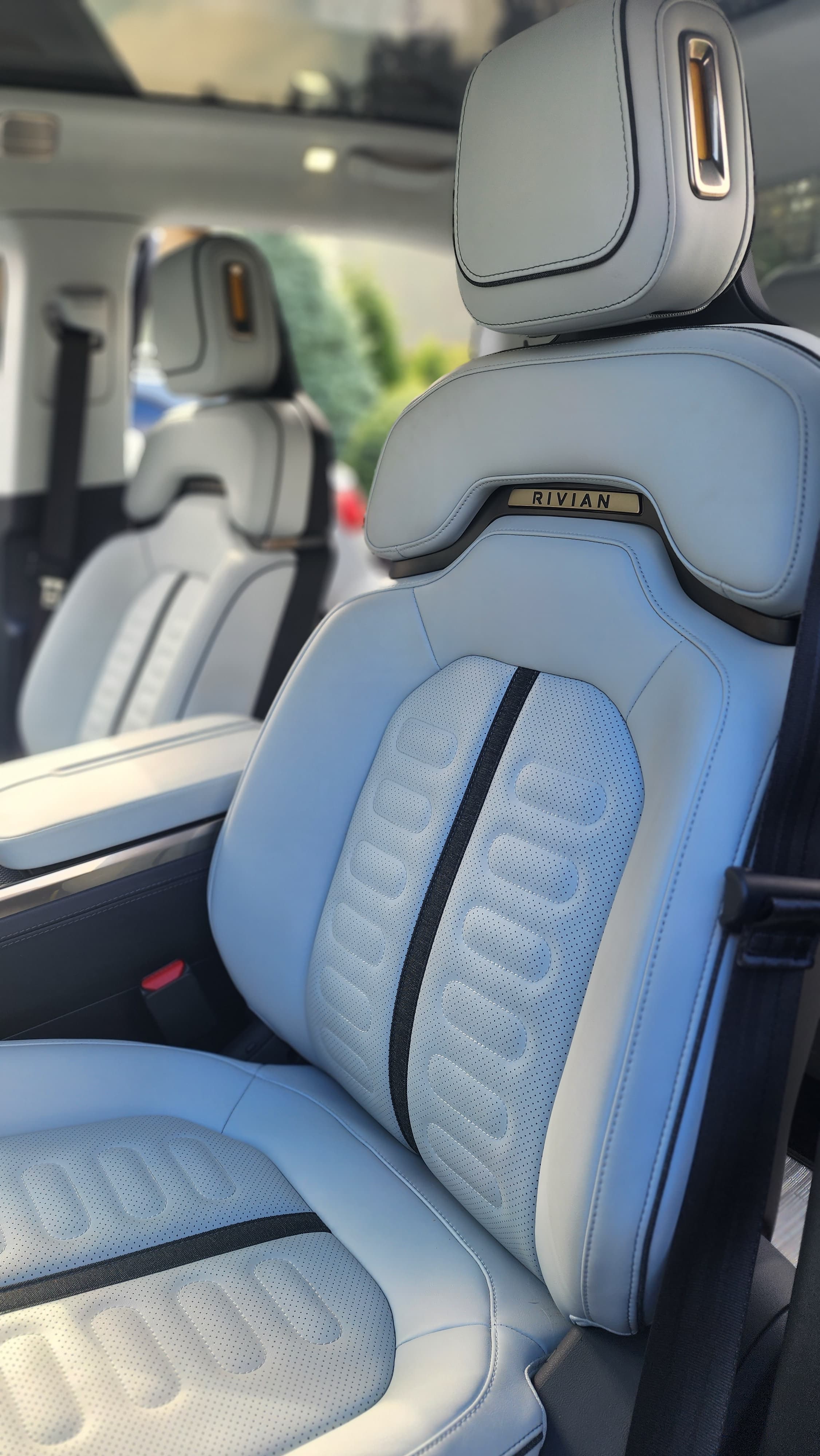 a clean car seat