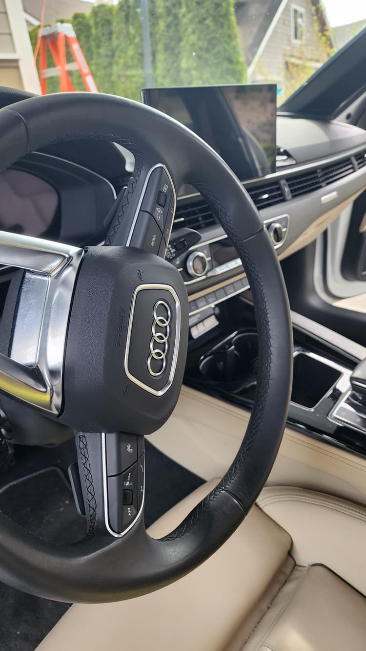 a sparkling clean vehicle